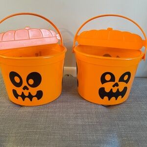 McDonald’s 2023 Orange Skeleton Boo Buckets (set of 2)